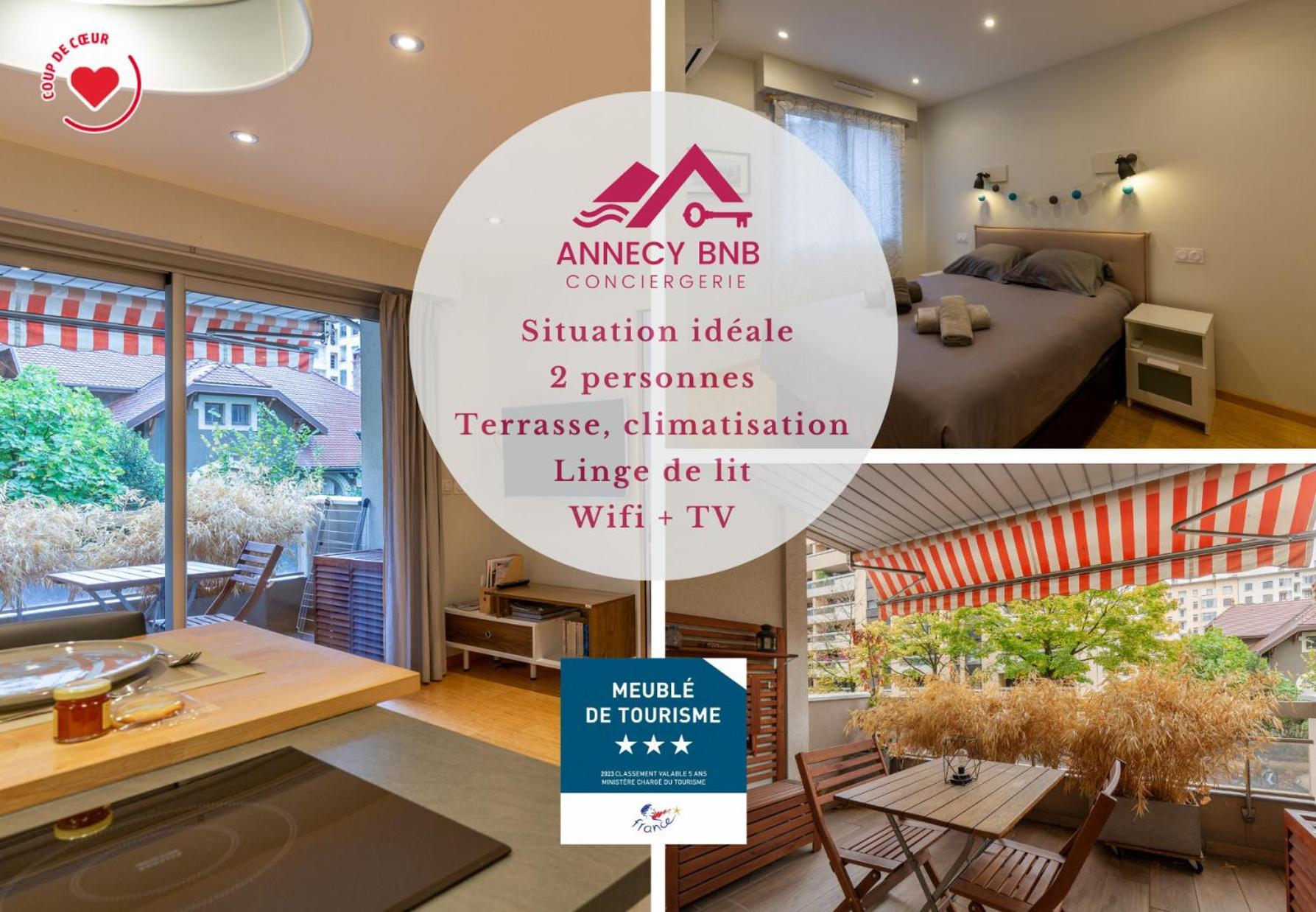 Ferienwohnung L'Ecrin, T2 Centre Annecy Et Lac Exterior foto